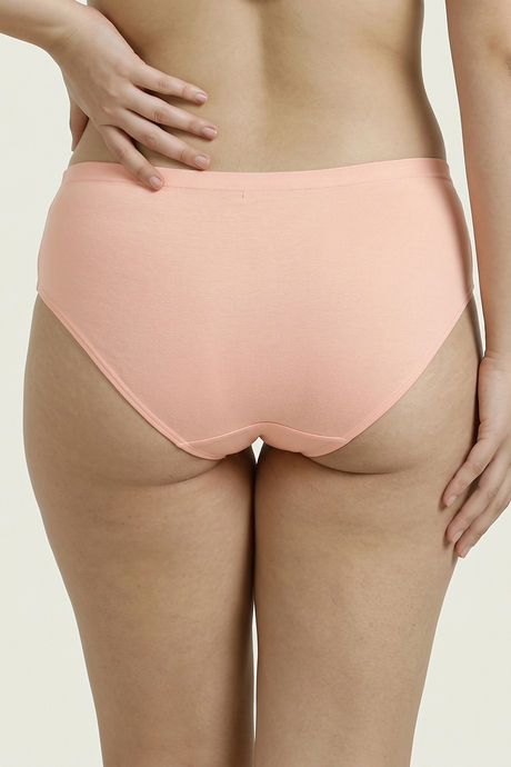 Zivame Anti-Microbial Low Rise Full Coverage Hipster Panty (Pack of 3) - Multicolor — image 8